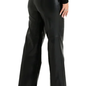 Chic and Versatile: Women's Faux Patent Leather Pants